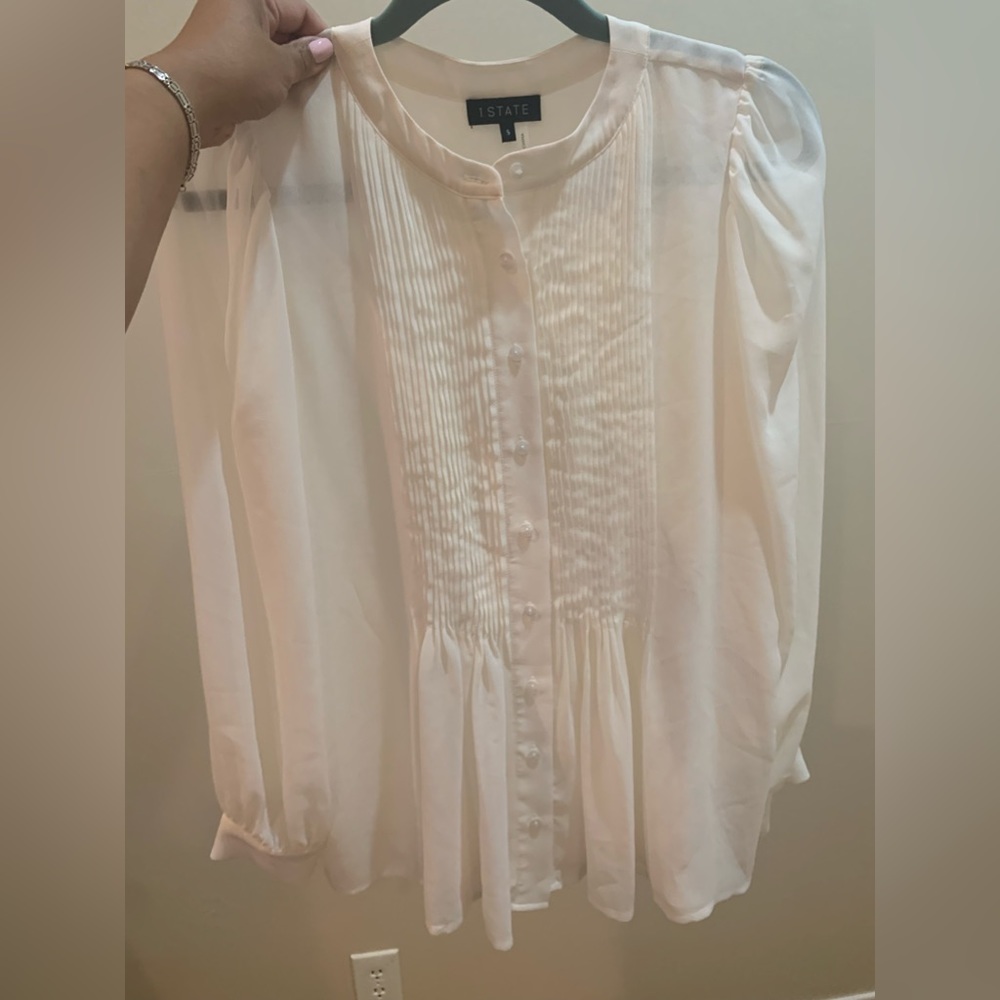1.state long sleeve blouse NWT size Small